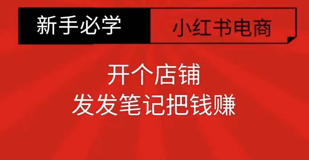 小红书零食共创【新手易上手】开个店铺，发发笔记把钱赚-非凡网-资源网-最新项目分享网站