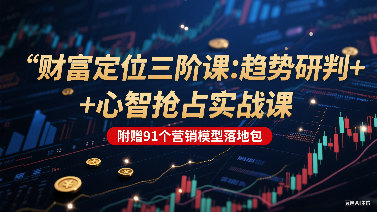 财富定位三阶：趋势研判 + 心智抢占实战课，附赠91个营销模型落地包-非凡网-资源网-最新项目分享网站