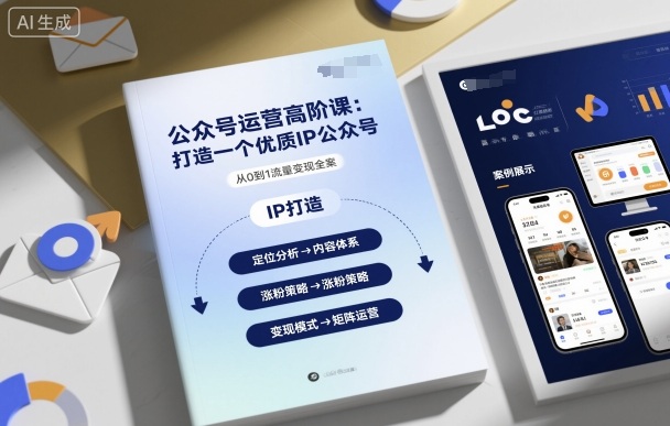公众号运营高阶课，打造一个优质IP公众号-非凡网-资源网-最新项目分享网站