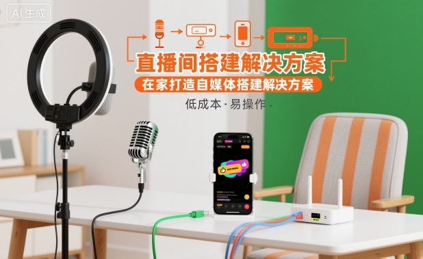 直播间搭建解决方案，在家打造自媒体搭建解决方案-非凡网-资源网-最新项目分享网站