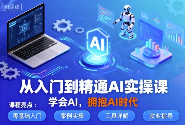 从入门到精通AI实操课，学会AI，拥抱AI时代-非凡网-资源网-最新项目分享网站