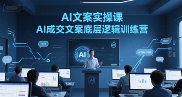 AI文案实操课，AI成交文案底层逻辑训练营-非凡网-资源网-最新项目分享网站