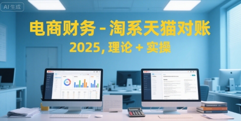 电商财务-淘系天猫对账2025，理论+实操-非凡网-资源网-最新项目分享网站