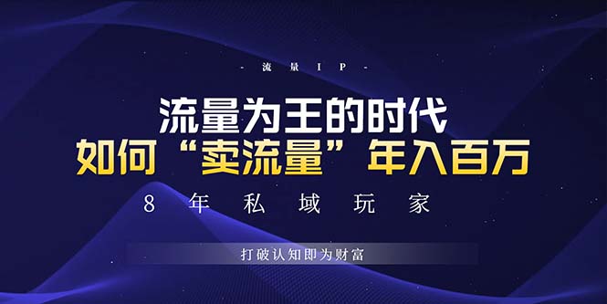 未来如何通过“卖流量”年入百万，跨越一切周期绝对蓝海项目-非凡网-资源网-最新项目分享网站