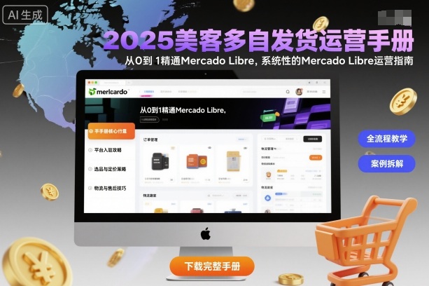 2025美客多自发货运营手册：从0到1精通Mercado Libre，系统性的Mercado Libre运营指南-非凡网-资源网-最新项目分享网站